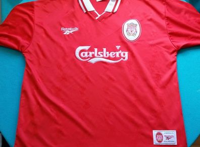 Mint 1996/98 Liverpool ReebokJersey Size 46/48(XL\XXL)