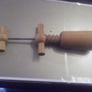a vintage wooden  cork screew working Image 3