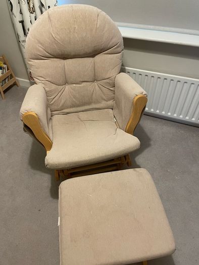 Babylo glider and footstool