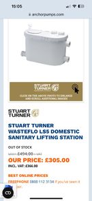 Macerator lifting, toilet pump.