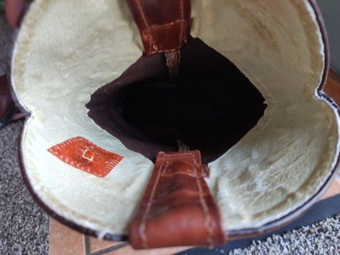 RARE Vintage Harley-Davidson Brown Leather Cowboy Boots Men's Size UK 10
