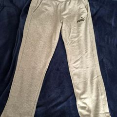 Mens Puma Grey open hem bottoms/joggers