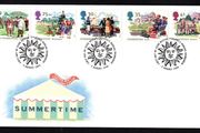 1994 Great Britain The Four Seasons Summertime Commemorative Stamps Royal Mail Addressed Stamp First Day Cover (FDC)