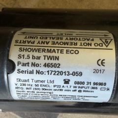 Stuart Turner Showermate Eco S1.5 bar Twin
