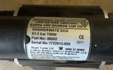 Stuart Turner Showermate Eco S1.5 bar Twin