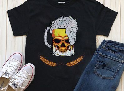 Beer pint and hops t-shirt