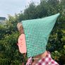 Pixie Hat with ribbon - strawberry reversible Image 2