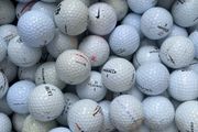 50 used mixed brand practice grade golf balls