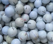 50 used mixed brand practice grade golf balls