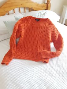 New look Orange Jumper - Size 12
