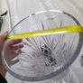 Galway Crystal 10" Large Vase with Box and Papers Image 3