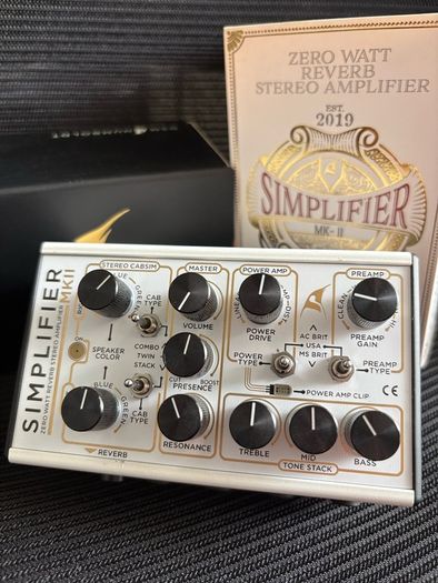 Simplifier MK II - Analog Guitar Amp Sim pedal