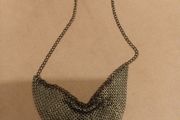 Gun metal grey necklace