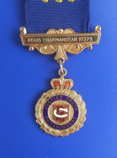 RAOB PRIMO DEGREE (Royal Antediluvian Order of Buffaloes) - Primo 2nd Degree silver-gilt medal, fully hallmarked for 1993