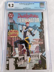 Deathstroke The Terminator  Issue 10 CBCS / CGC 9.2 Certified Graded Comic Framed  DC Marvel