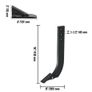 6pcs Box Blade Shank, 16\'\' Scarifier Shank, 3 Holes Box Scraper Shank, Ripper Shank with Removable Tapered Teeth and Pins Image 4