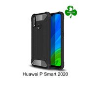 For Huawei P Smart 2020 Case Black Luxury Armor Shockproof Hybrid Design Case