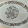 Set of six vintage French plates/soup plates and matching platter Image 8