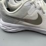 Nike Womens Revolution 6 NN White/Metallic Silver Training Shoes Size 8 EU 42.5 Image 6