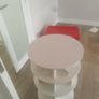 rotating trolly storage unit on wheels Image 2