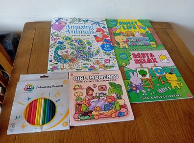 Coloring Books & Coloring Pencils