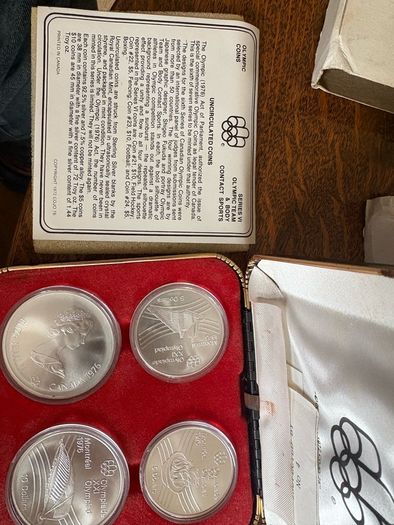 1976 Montreal Olympic Sterling Silver Coin Collection