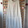 dress Bnwt grace & mila dress size medium high neck white with silver detail Image 2