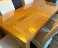 Dining table and 8 chairs