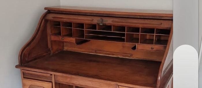 Oak Roll Top desk