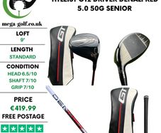 Titleist GT2 Driver / 9 Degree / Denali Red 5.0 50g Senior