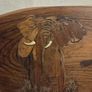 African Elephant wooden inlay wall hanging Image 6