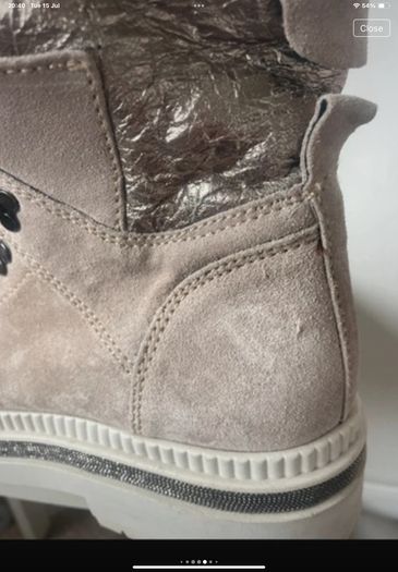 ankle alpe suede chunky laced ankle boots size 39