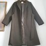 Warehouse Khaki Green Coat Size Uk 10 Image 10