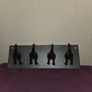 Cast Iron and Slate Dog Tail Coat Rack Image 5