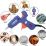 Mini Hot Melt Glue Gun, GoFriend 20-Watt Electric Glue Gun Aluminum Nozzle with 80 pcs Melt Glue Sticks(0.27 X5.9 inches) Heating DIY Craft Repair Kit Image 5