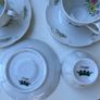 Limoges porcelain tea cups & saucers etc. Image 6