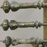 Old Gothic Brass Companion set Image 3
