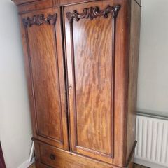 Vintage Solid Wood Wardrobe