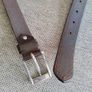 Leather belt by AG Belt Company Ireland 46 inches or 115cm in very good condition and was used once FREE STANDARD POSTAGE INCLUDED Image 5