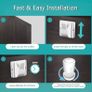 Child & Baby Safety Proof Magnetic Cupboard Locks (16 Locks & 3 Keys), Easy Install in Seconds, Invisible Child Safety Locks for Cabinets and Drawers, No Screws or Drilling (white/ black) Image 4