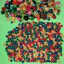 Coloured Wooden Craft Beads (200g) Image 3