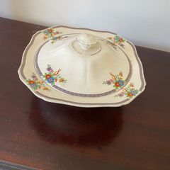 Vintage Alfred Meakin England Lidded Serving Dish