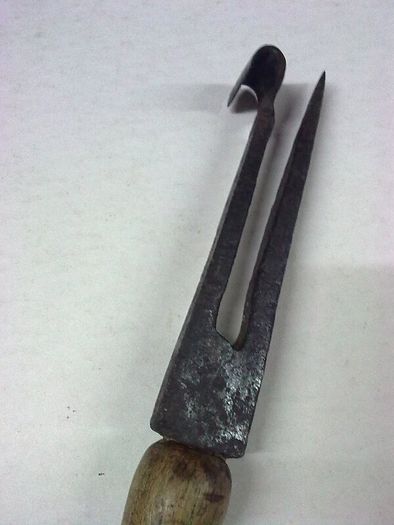 Old wooden handled timber scribe.