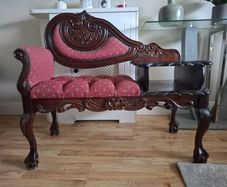 mahogany hall telephone table