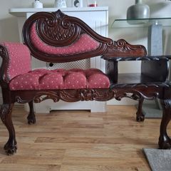 mahogany hall telephone table