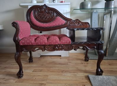 mahogany hall telephone table