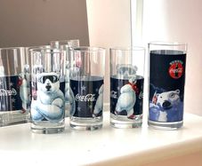 Original Coca-Cola Polar Bear Collector Glasses (1997)
