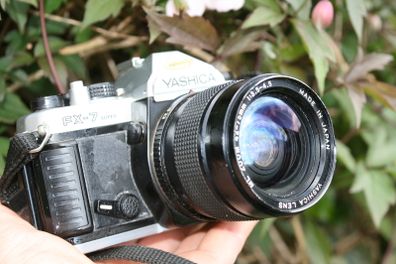 Yashica FX-7 35mm SLR Film Camera 42-75mm Lens  Japan (working)