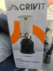 Gas camping lamp