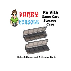 PS Vita Game Case Holder Storage Box for Cartridge and Memory Cards 10 in 1
